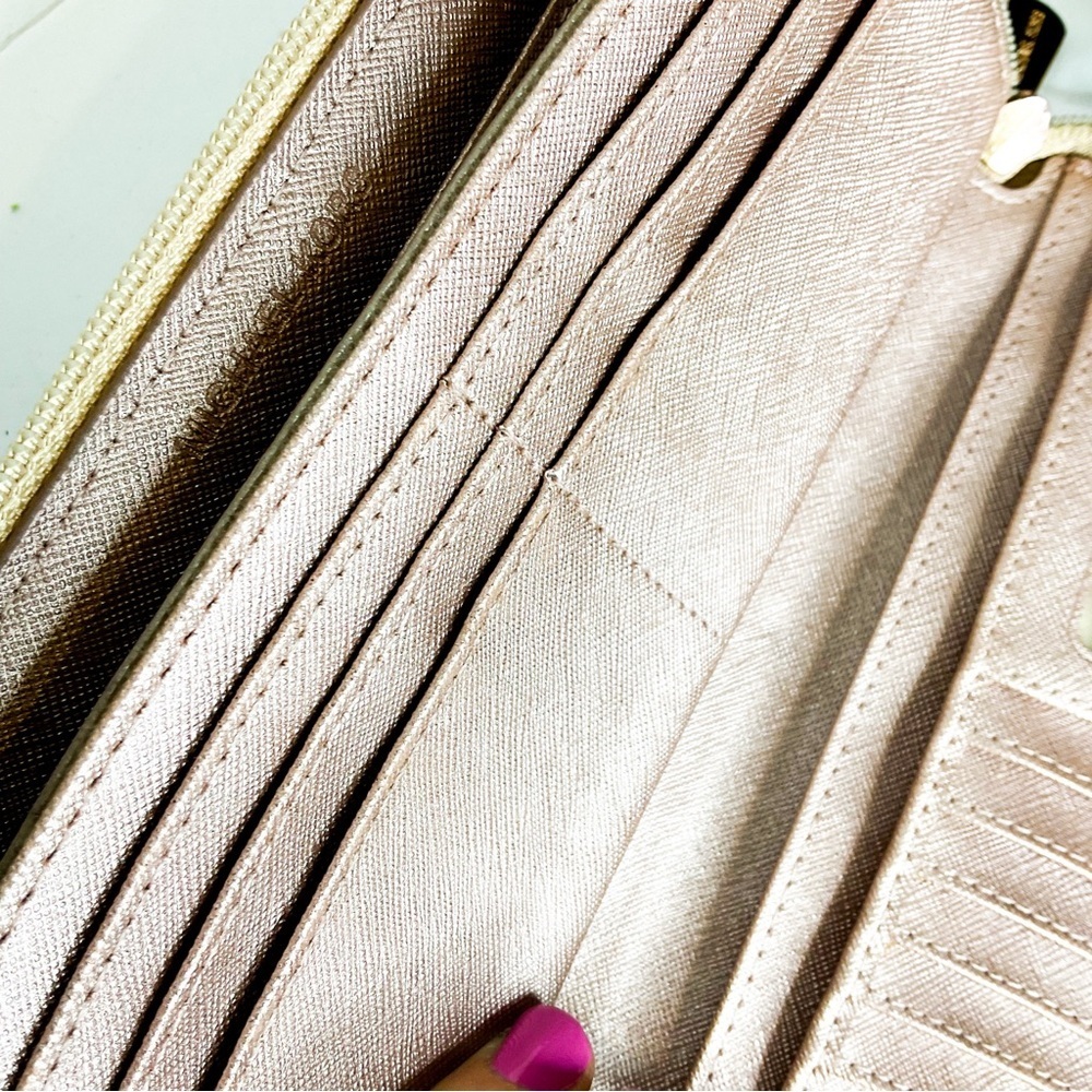 Michael Kors Rode Gold Women's Wallet - Picture 7 of 7
